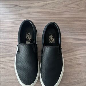 Vans Black Slip-On Shoes